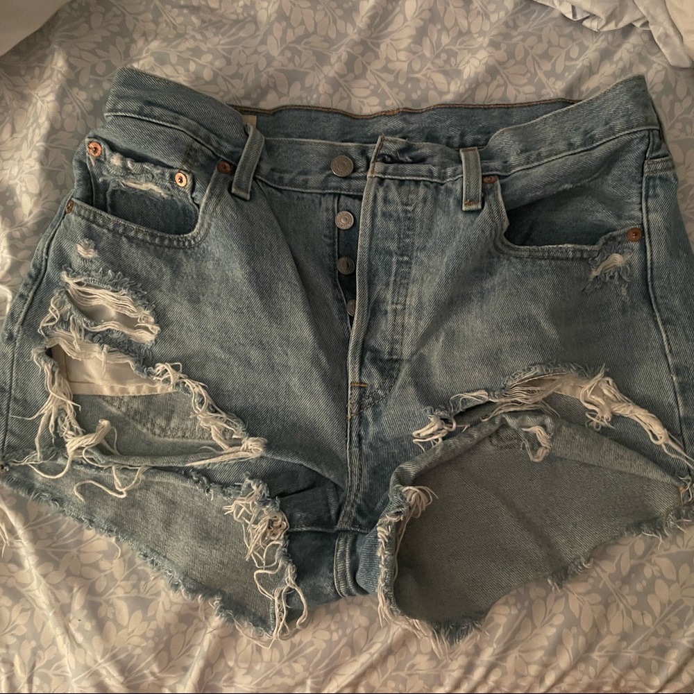Levi’s Blue Jean Shorts